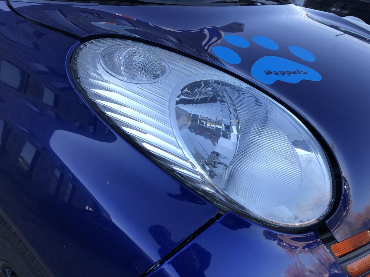 Nissan Micra K12 Scheinwerfer links Frontscheinwerfer Zubehörteil TYC Text lesen
