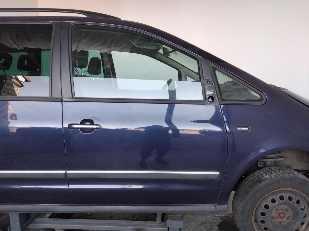 VW Sharan 7M Tür vorn rechts Beifahrertür LD5G Dark Iron Blue Facelift BJ2009