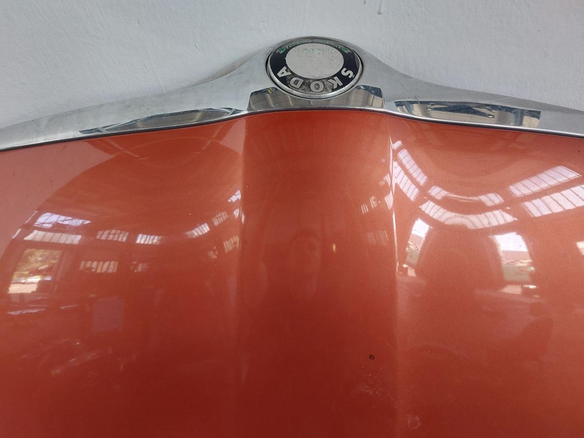 Skoda Fabia 5J Motorhaube Haube Klappe Deckel LF3H Tangerine Orange bis 2010
