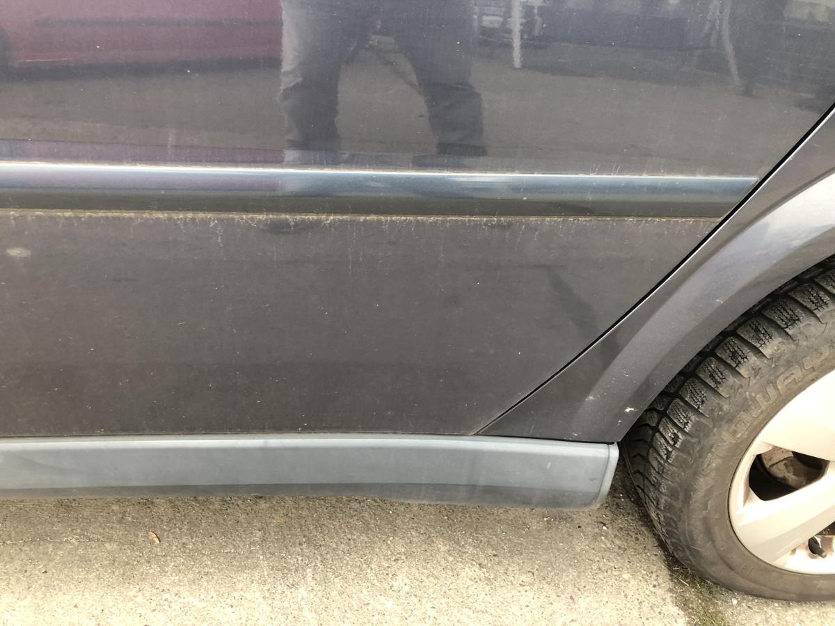 Opel Vectra C T&uuml;r hinten links Fondt&uuml;r Rohbau 4XU Metroblau 2003 bis 2009