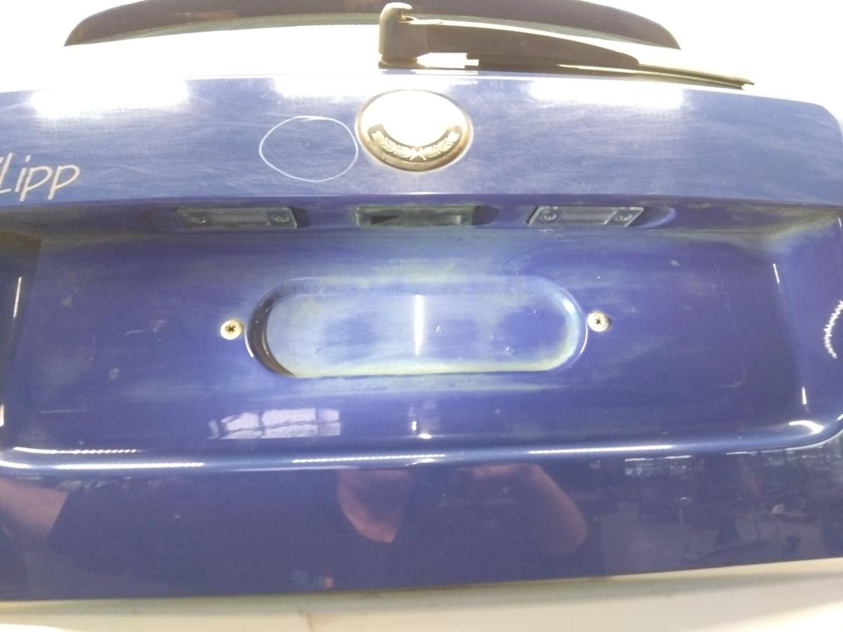 Skoda Fabia 2 5J Limo Heckklappe dynamicblau 4590 LF5K mit Heckscheibe Bj.2009