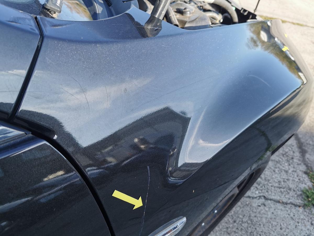 Mazda 6 GH Kotflügel Fender Seitenwand vorn rechts 35N Sparkling Black KRATZER