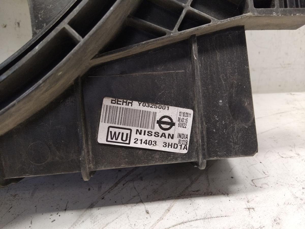 Nissan Micra 4 K13 original Elektrol&uuml;fter mit Zarge 1.2 72kw HR12 Bj.2013