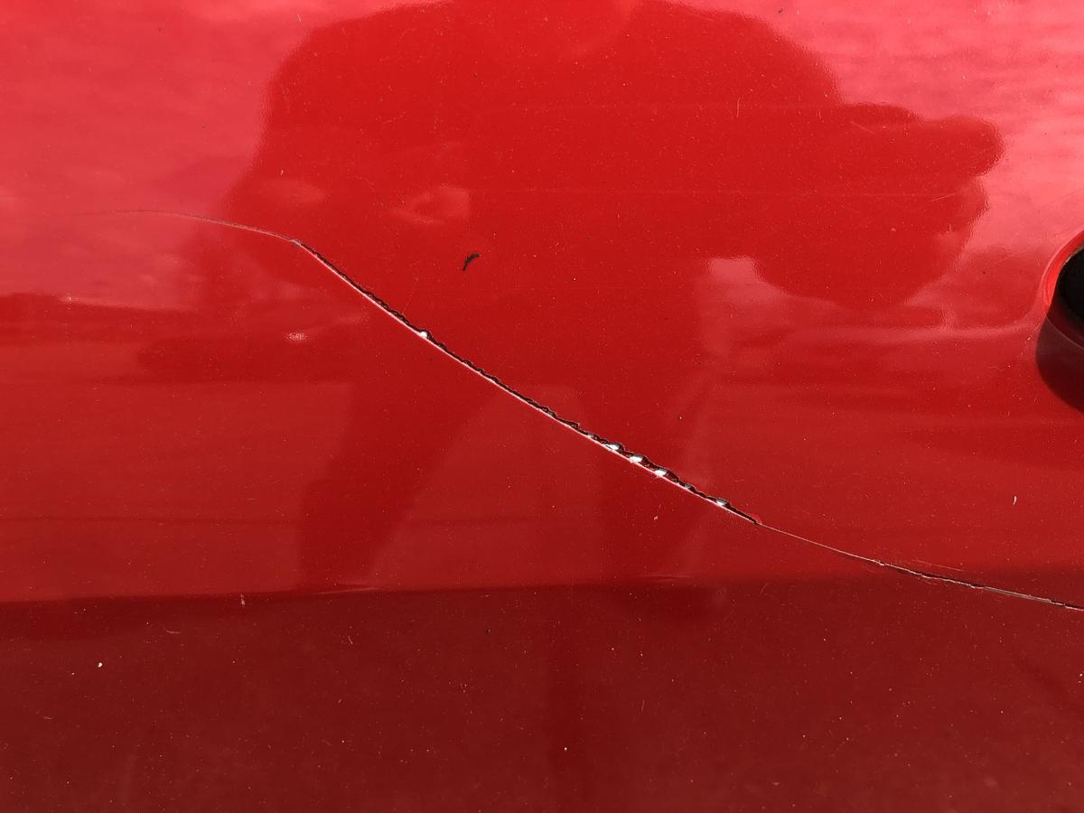 Renault Megane 2 II Grandtour T&uuml;r vorne links Fahrert&uuml;r Rohbau OV727 Spanischrot