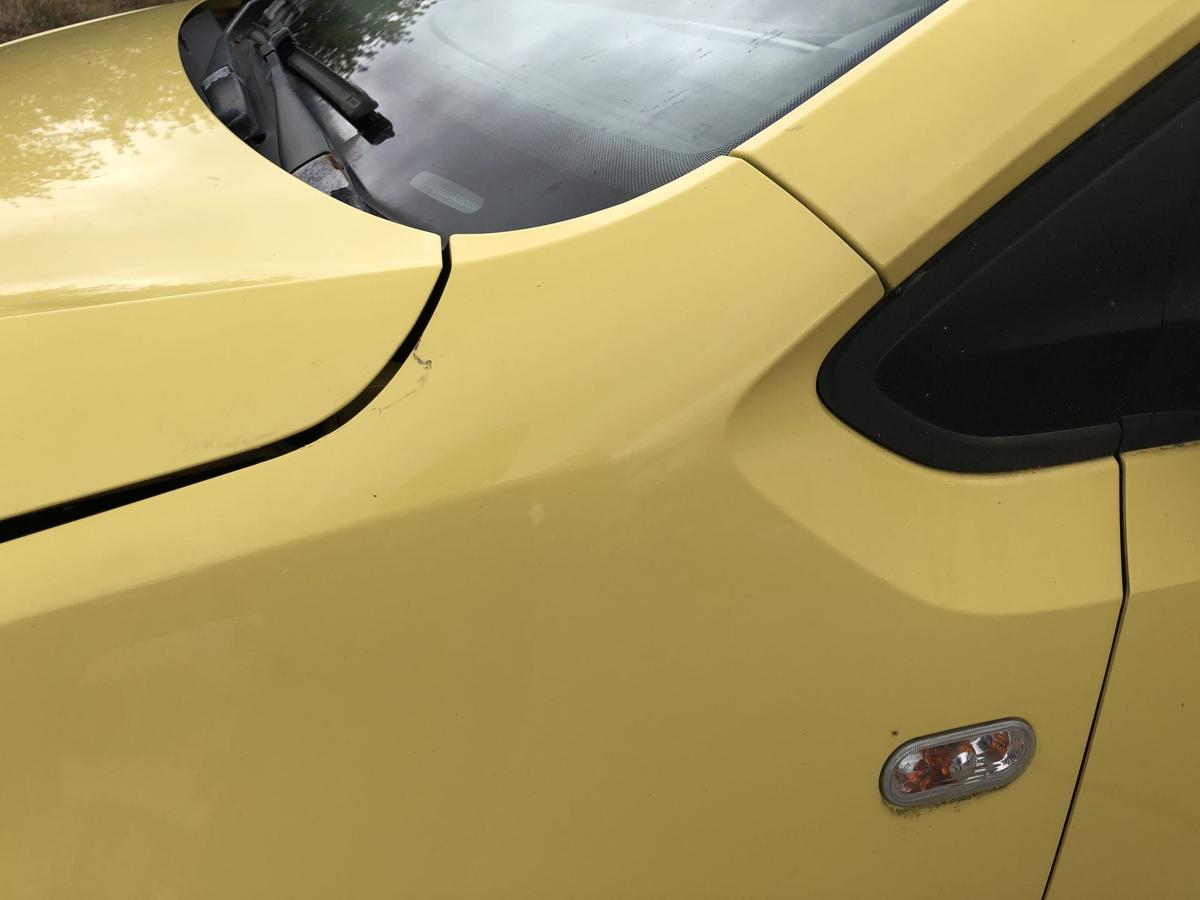 Seat Mii Typ AA Kotfl&uuml;gel vorn links Fahrerseite LB1B Sunflower Yellow