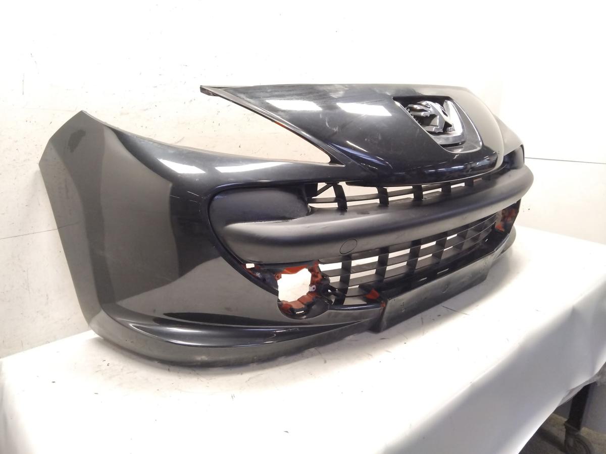 Peugeot 207 original Sto&szlig;f&auml;nger Sto&szlig;stange vorn EXL Nachtschwarz lackiert BJ2006