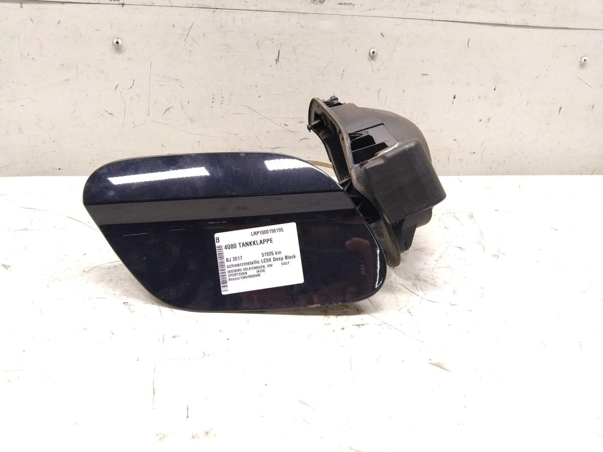 VW Golf Sportsvan original Tankklappe schwarzmetallic LC9X 1.4TSI Bj.2017