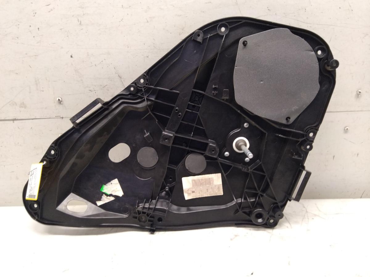 Ford Fiesta JA8 original Fensterheber hinten rechts manuell Grundplatte BJ2009