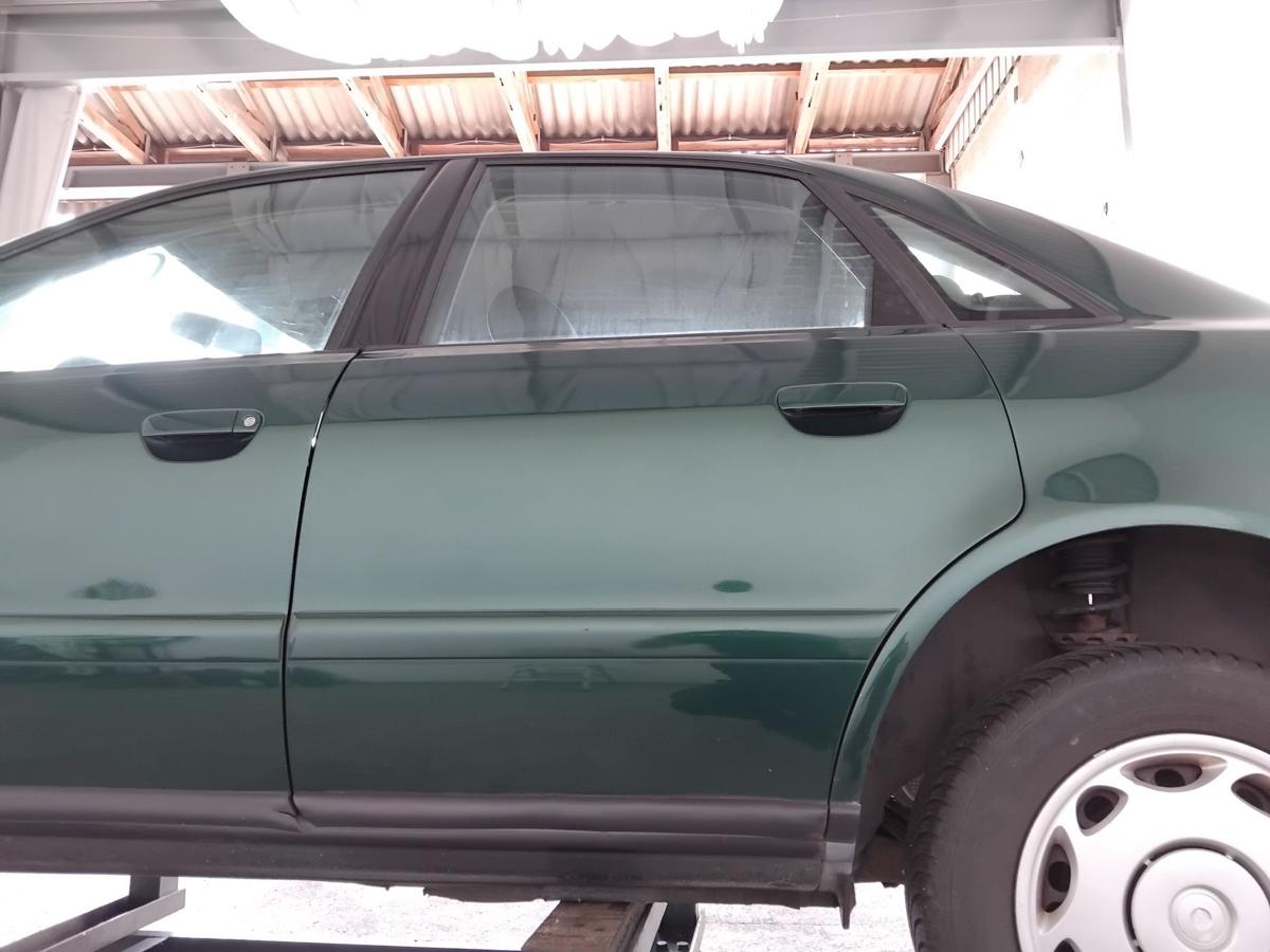 Audi A4 B5 Limousine T&uuml;r hinten links LZ6L Kaktusgr&uuml;nmetallic Facelift BJ1999