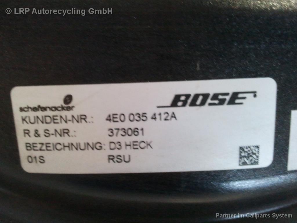 Audi A8 4E Lautspreche Hutablage Bose original