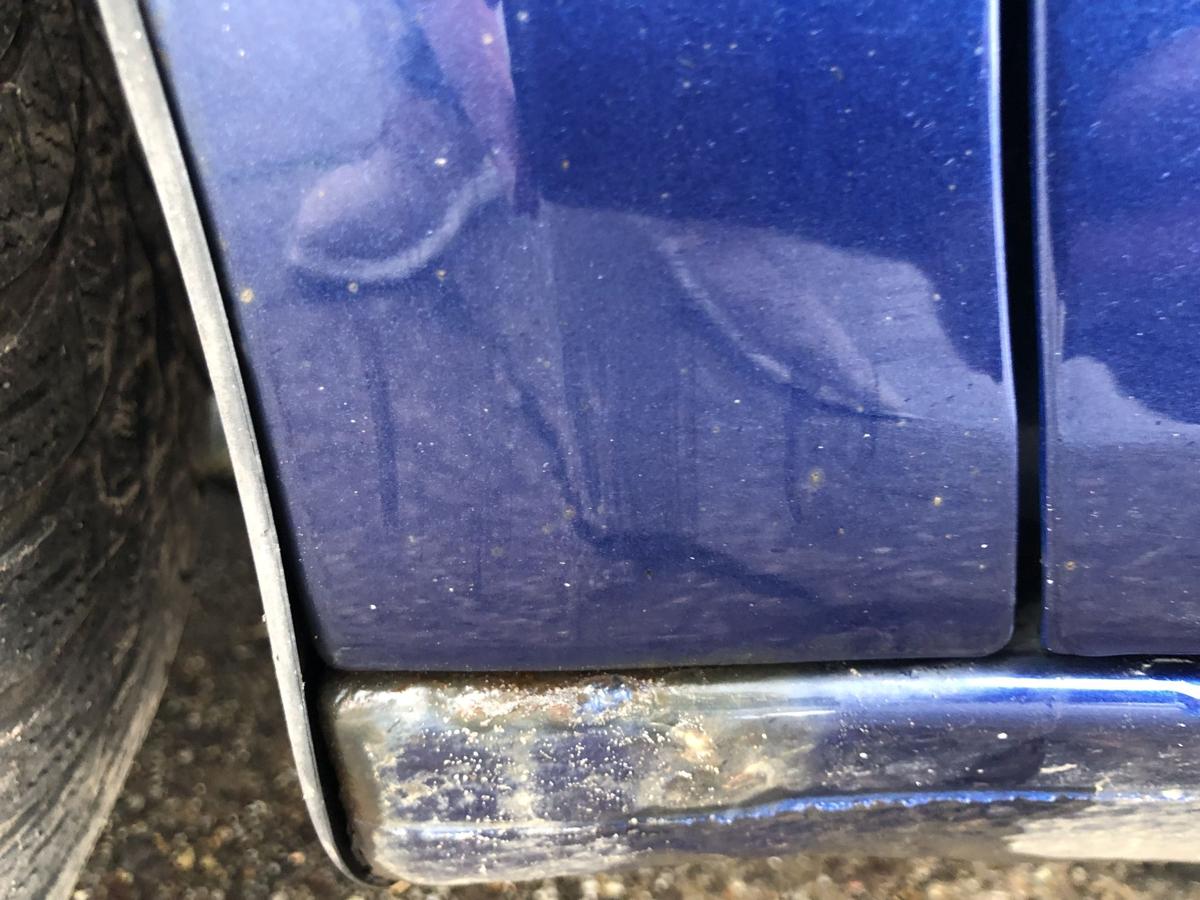 Skoda Fabia 2 Typ 5J Kotfl&uuml;gel vorn links Fahrerseite LF5Q Storm Blau 06 bis 14