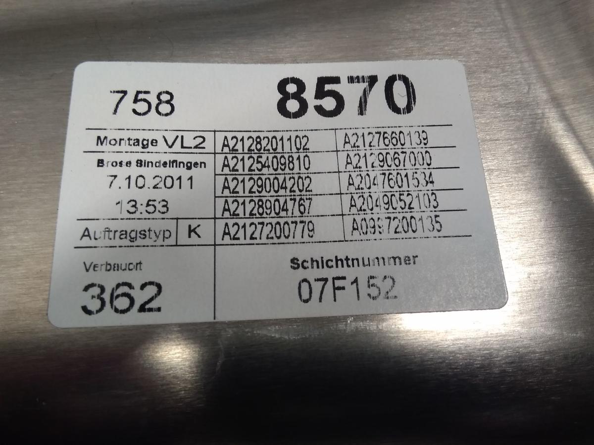 Mercedes E-Klasse 212 original T&uuml;rmodul Fensterheber vorn links Bj.2011