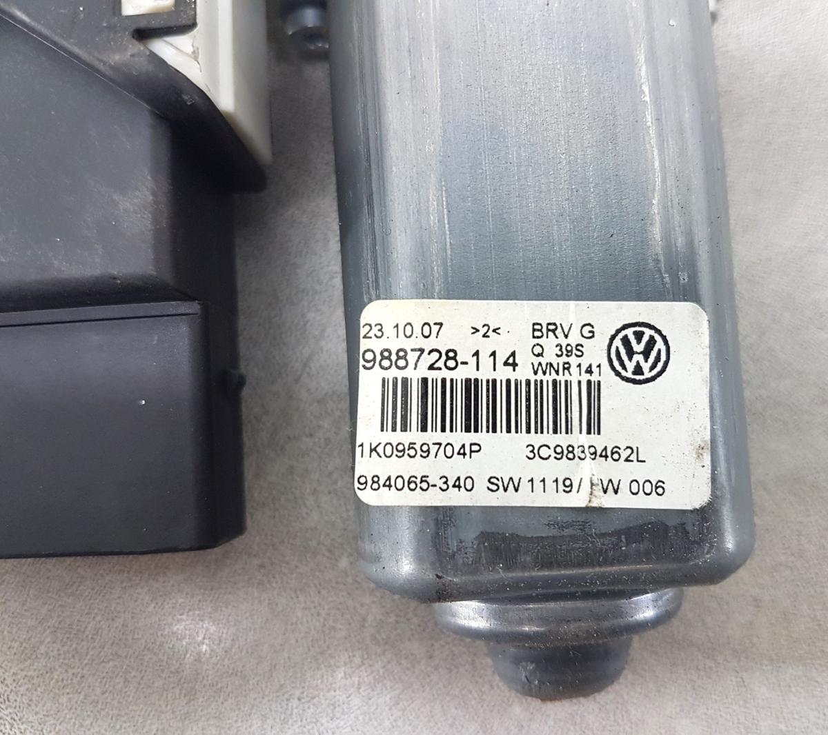 VW Passat 3C Fensterhebermotor hinten rechts Bj07 Motor Fensterheber