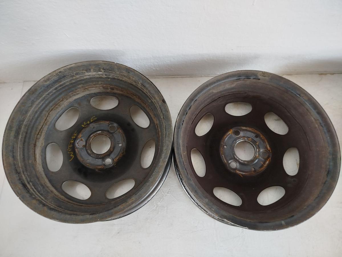 Smart 451 fortwo Coupe Satz Felgen Stahl Stahlfelgensatz 4,5x15 23,5 5,5x15 22