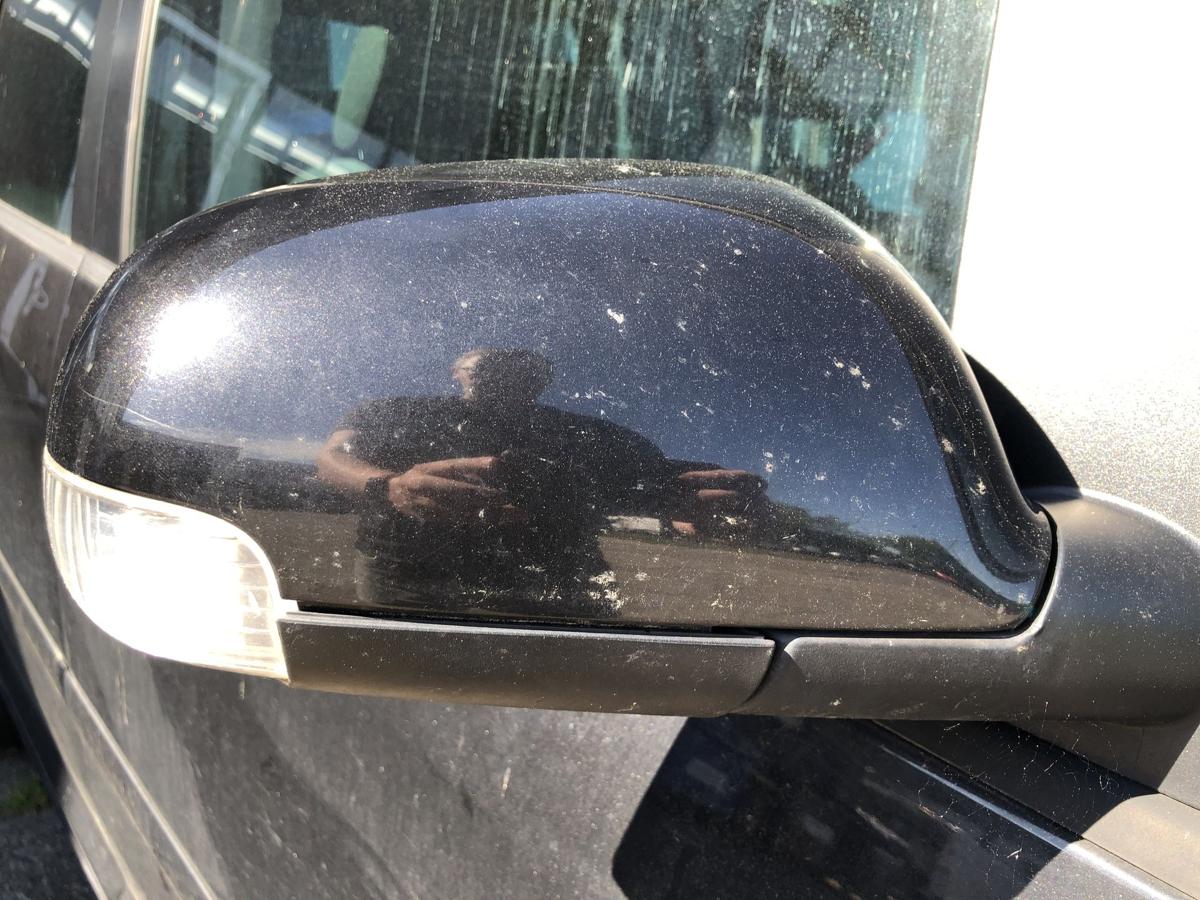 VW Touran 1T 1T1 Aussenspiegel rechts R&uuml;ckspiegel Spiegel elek LC9Z schwarz