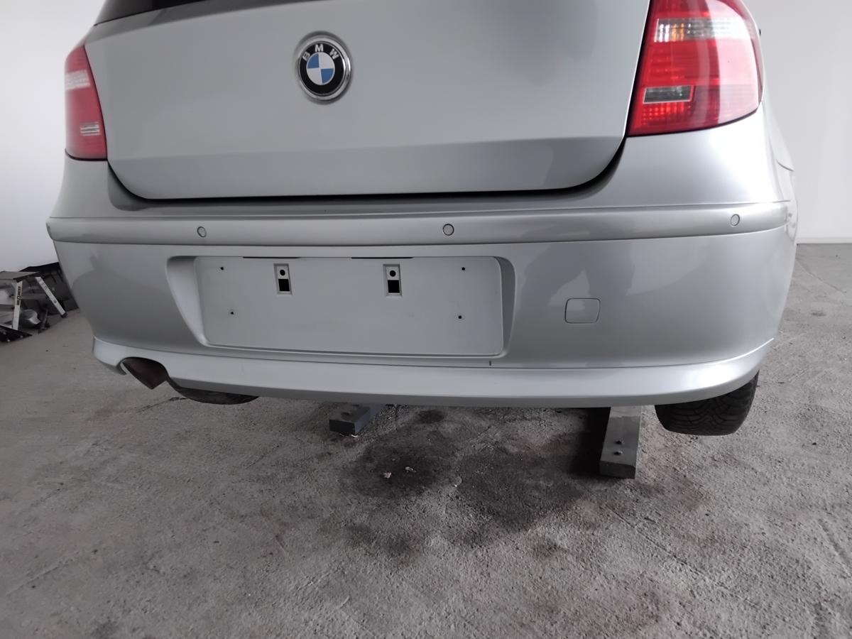 BMW 1er E81 E87 LCI original Sto&szlig;stange Sto&szlig;f&auml;nger hinten PDC Facelift BJ2007