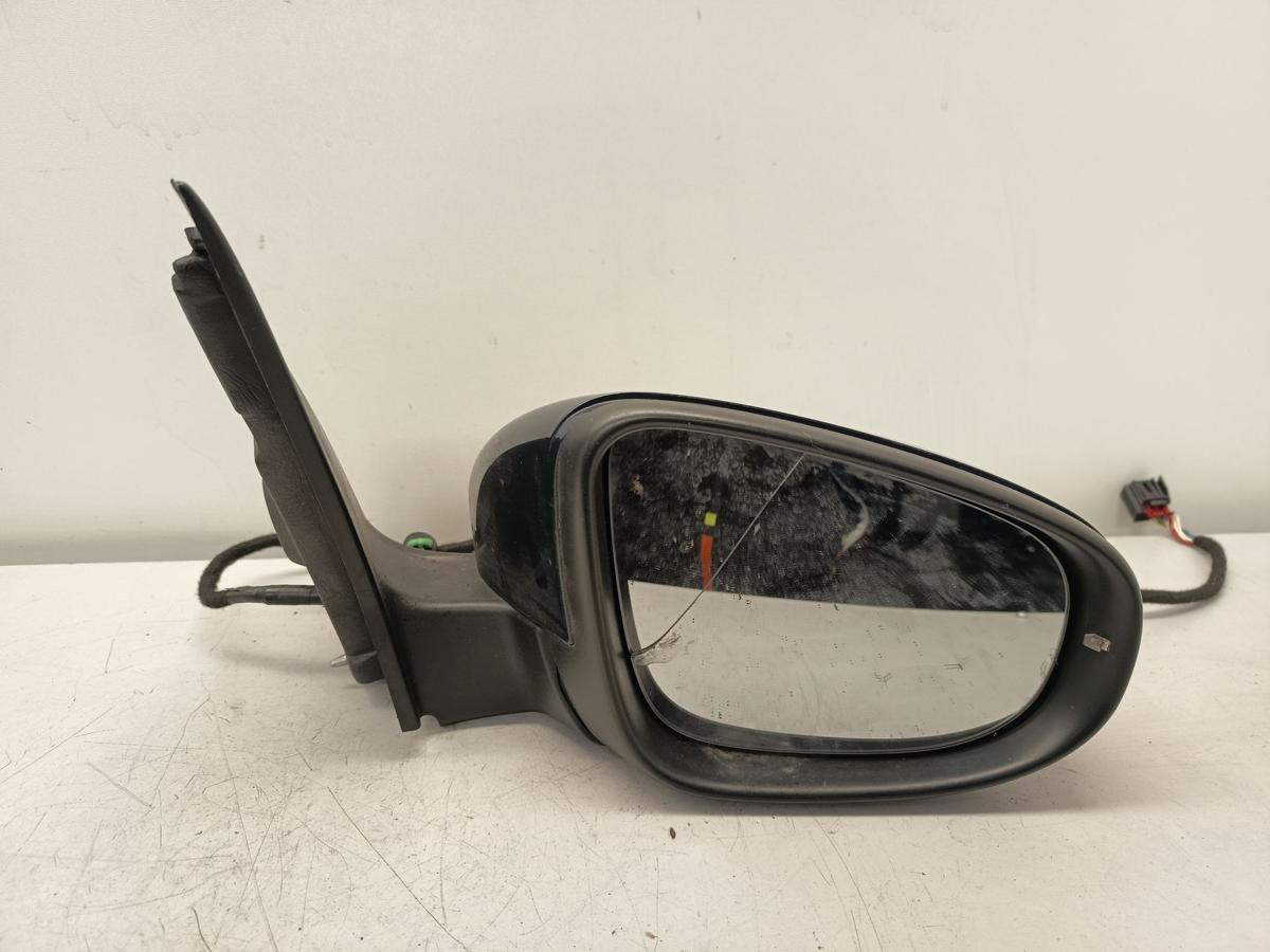 Golf VI Bj 2009 original Au&szlig;enspiegel links elektrisch einklappbar LC5F Blue