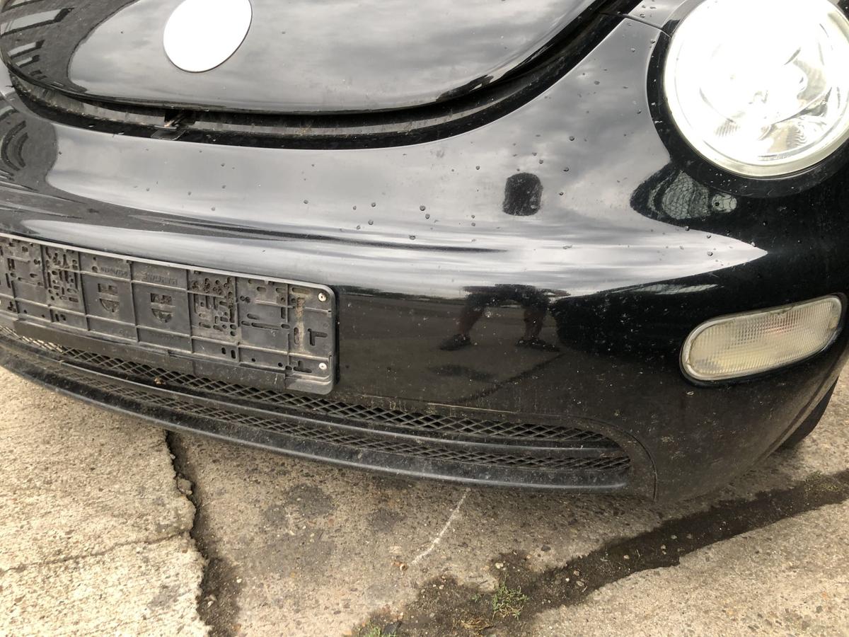 VW New Beetle 9C Stoßfänger vorn Frontschürze ohne NSW L041 Brillantschwarz