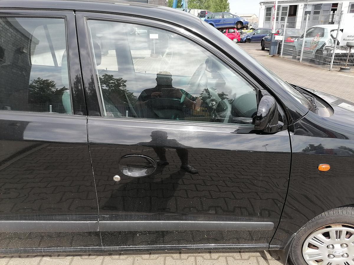 Hyundai Atos Rohtür vorn rechts Beifahrertür EB Ebony Black BJ04-08