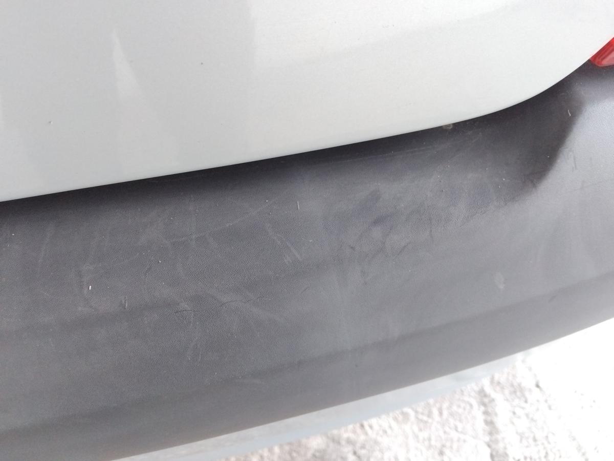 Renault Clio 2 Phase 3 original Sto&szlig;stange Sto&szlig;f&auml;nger hinten BJ2004 MV632 Gris Boreal