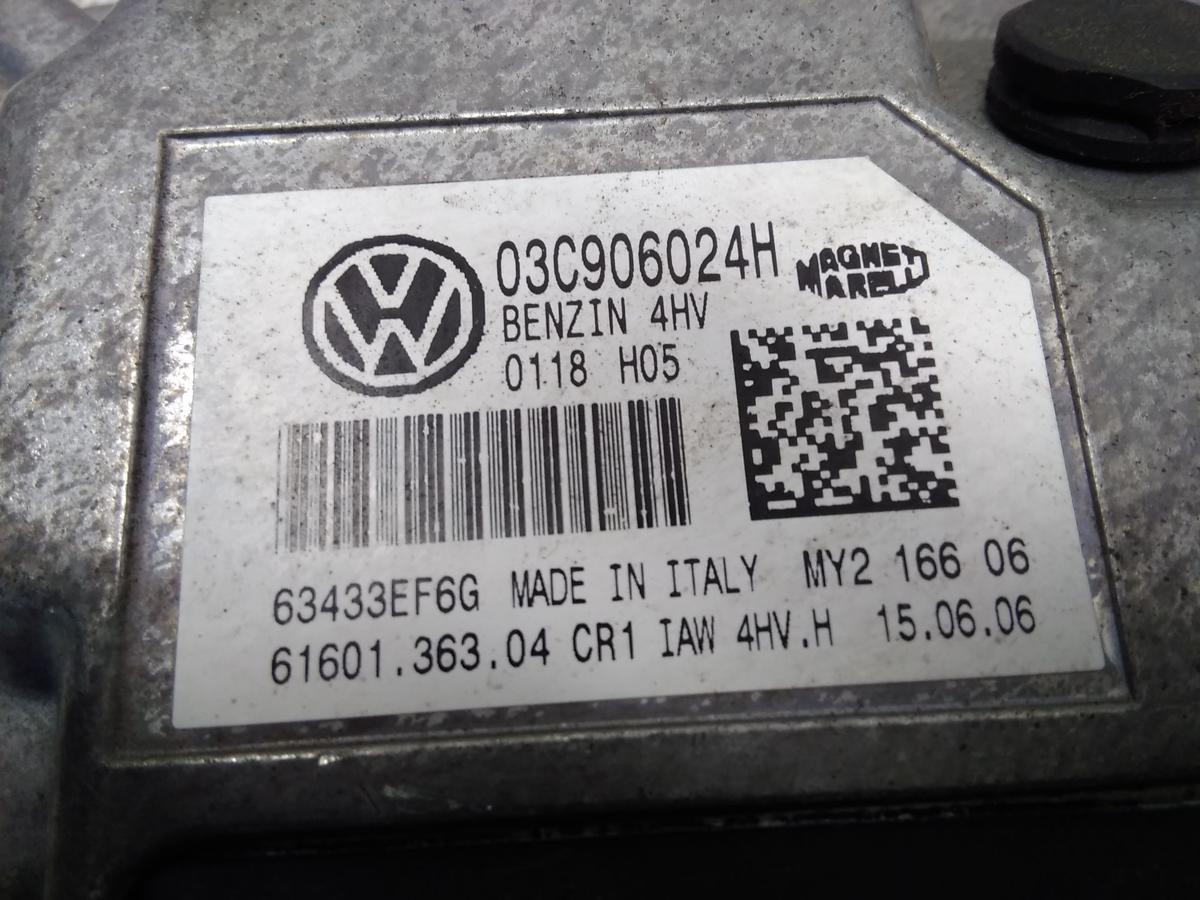 Seat Ibiza 6L Motorsteuergerät 03C906024H 1.4 63kw BXW BJ2006