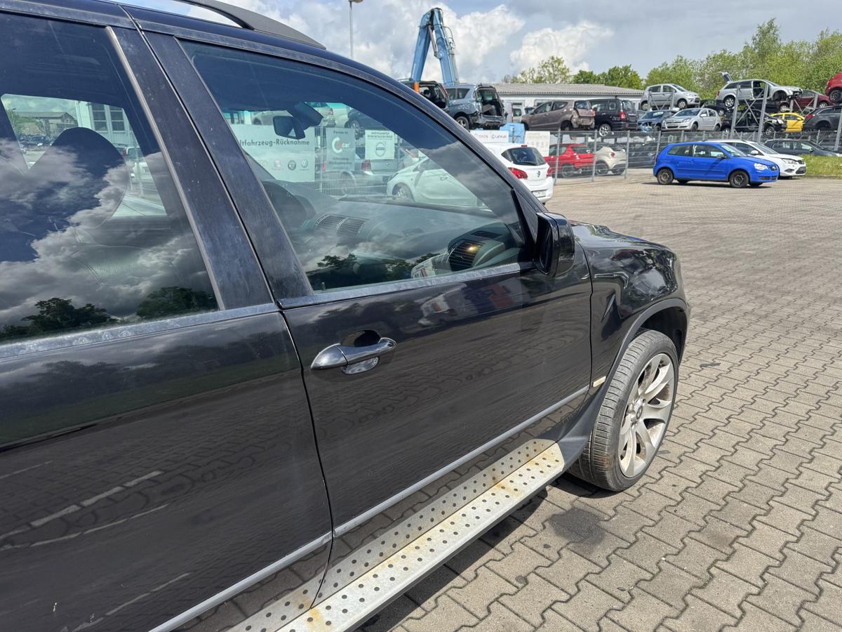 BMW X5 E53 original T&uuml;r vorn rechts 475 Blacksaphire Metallic Rohbau Bj.2003