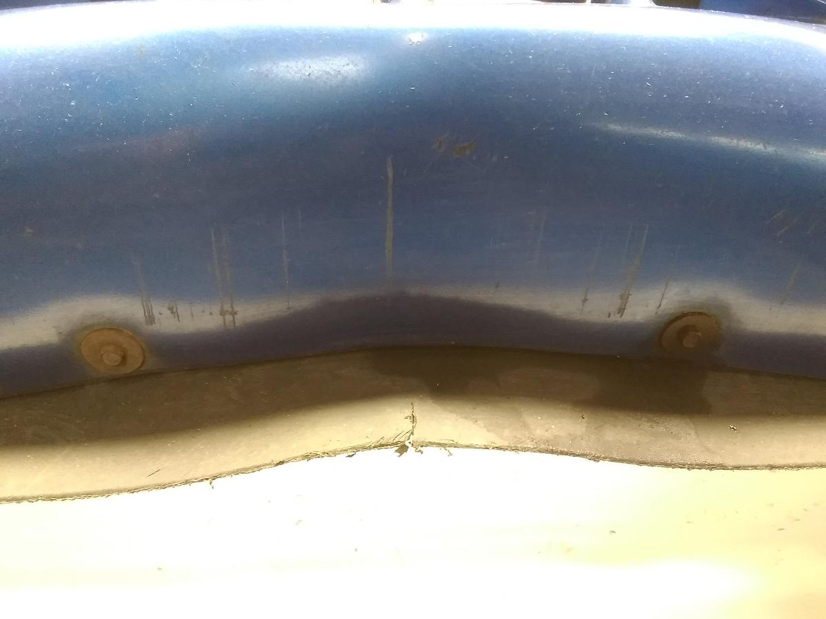 Chrysler PT Cruiser Bj.2005 original Stoßfänger Stoßstange vorn blaumetallic