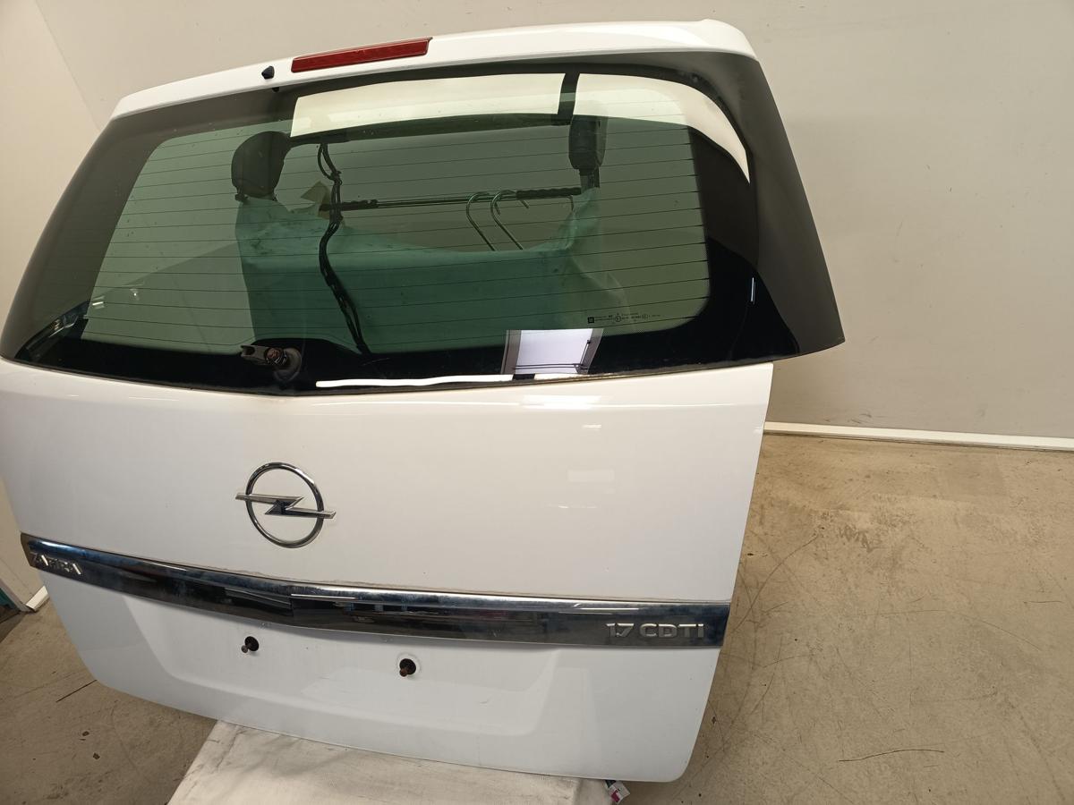 Opel Zafira B orig Heckklappe Heckdeckel 10U-Casablancaweiss Bj 2008
