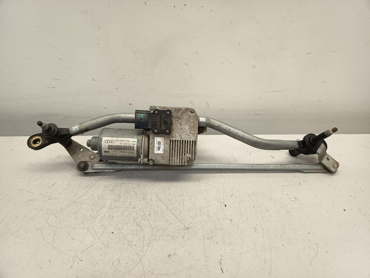Audi A4 B8 8K original Wischermotor vorn/Front 8K1955023B mit Gest&auml;nge Bj 2009