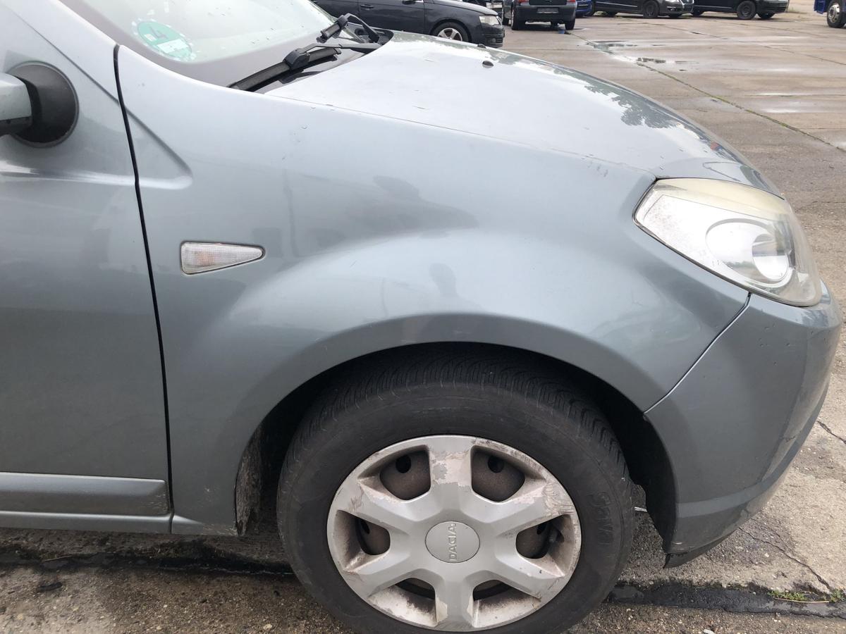 Dacia Sandero BS0 Kotfl&uuml;gel vorn rechts Beifahrerseite TERNZ blau