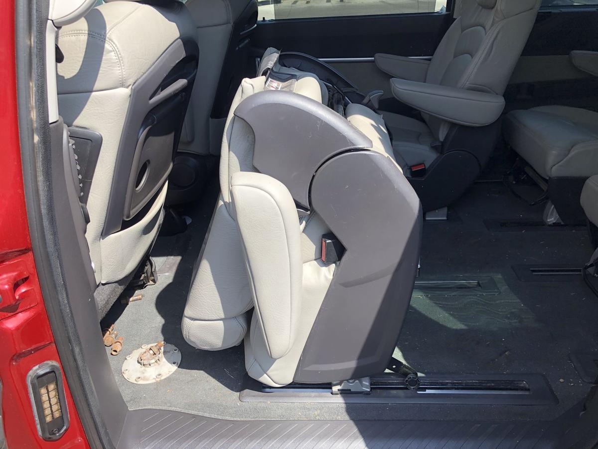 Peugeot 807 original Sitz hinten links Reihe 2 Fond Leder beige Bj 2004
