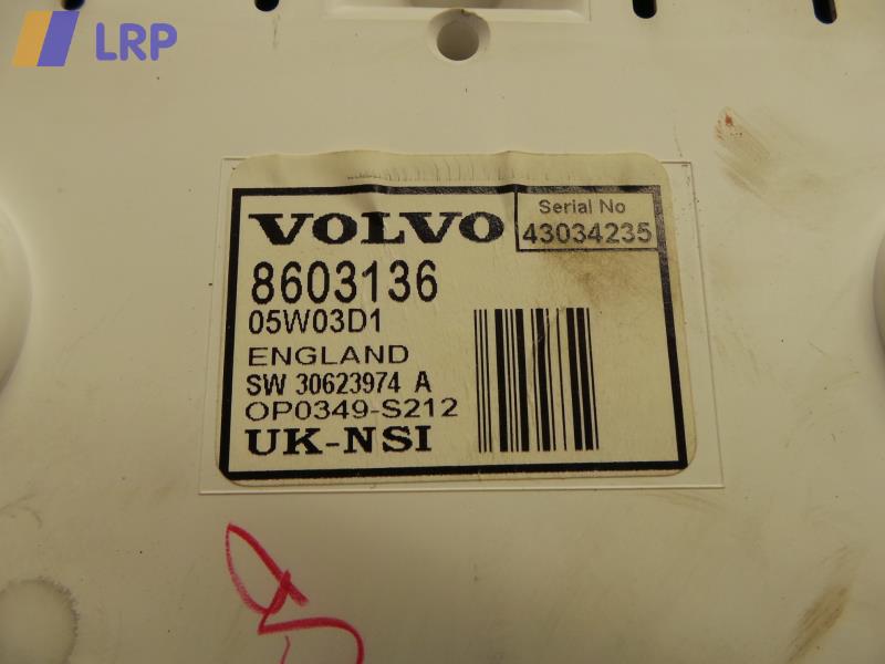 Volvo V40 Tacho Kombiinstrument 8603136 05W03D1 NSI BJ2004