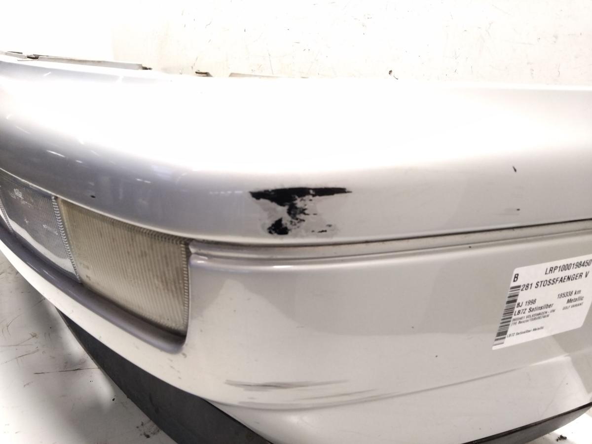 VW Golf 3 1H original Sto&szlig;f&auml;nger Sto&szlig;stange vorn LB7Z Satinsilber BJ1998