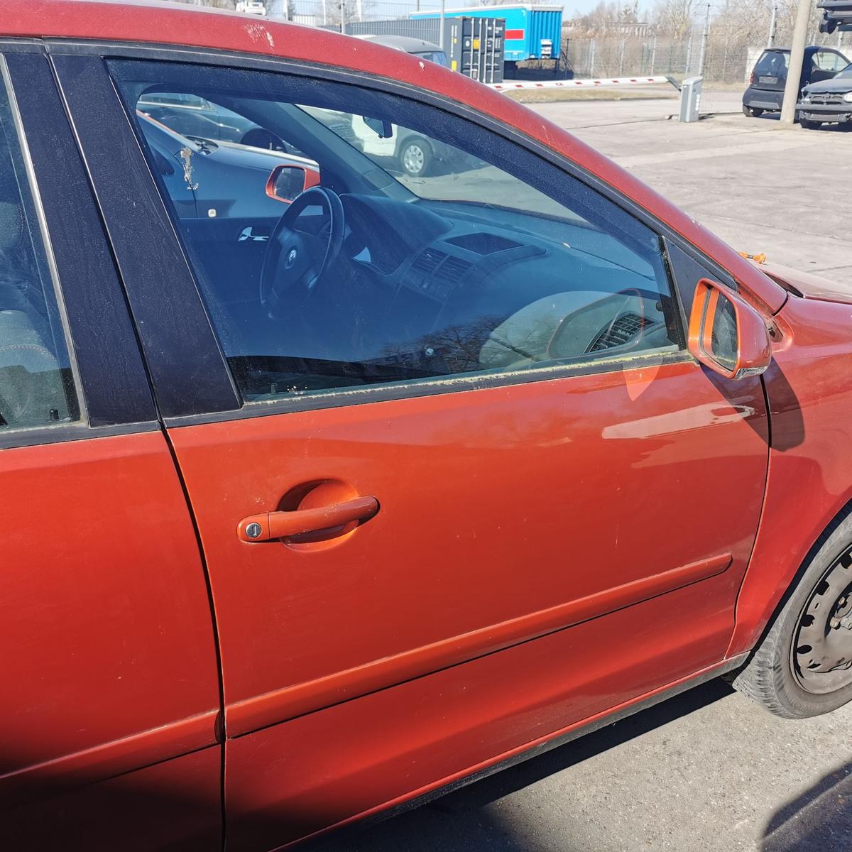 VW Polo 9N3 Beifahrertür Tür Autotür vorn rechts Roh 5 Türer LA2W Copper Orange VW Polo 9N3 Beifahrertür Tür Autotür vorn rechts Roh 5 Türer LA2W Copper Orange