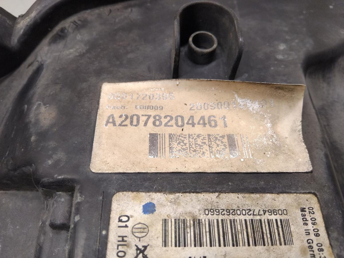 Mercedes E-Klasse Coupe C207 original Bi-Xenon Scheinwerfer rechts Bj.2009