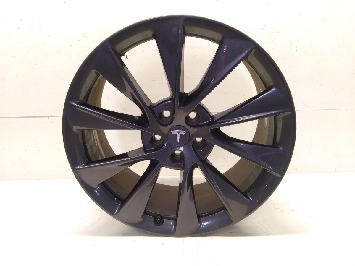 Tesla Model S original Alufelge 9.0Jx21 ET40 mit M&auml;ngeln Bj.2019 1066520-00-C