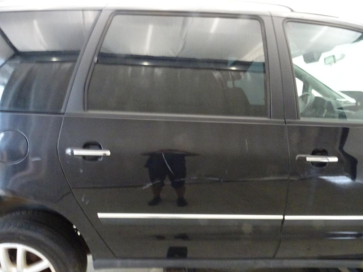 VW Sharan 7M original Tür hinten rechts LC9X-Deep Black Facelift Rohbau