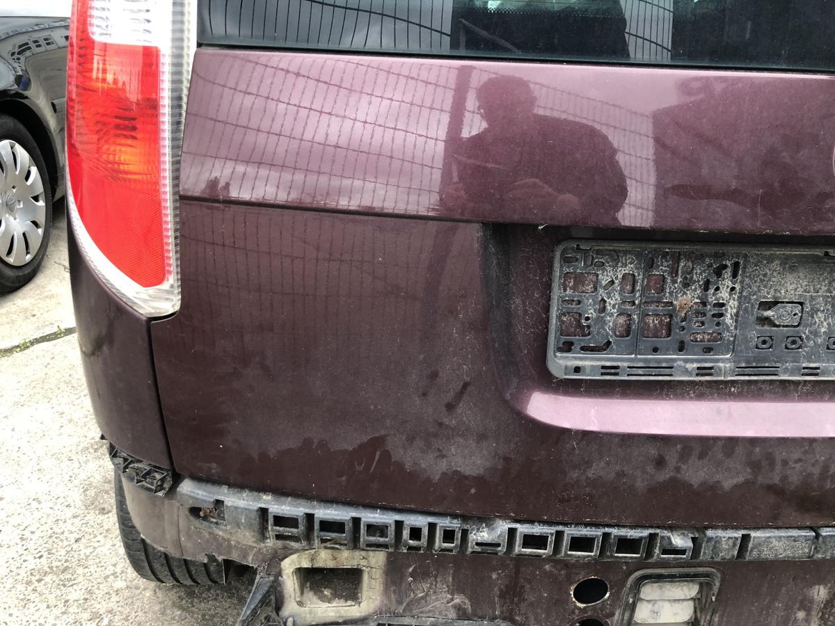 Skoda Roomster 5J Heckklappe mit Heckscheibe im Rohbau ROST LF3X Rosso Brunello