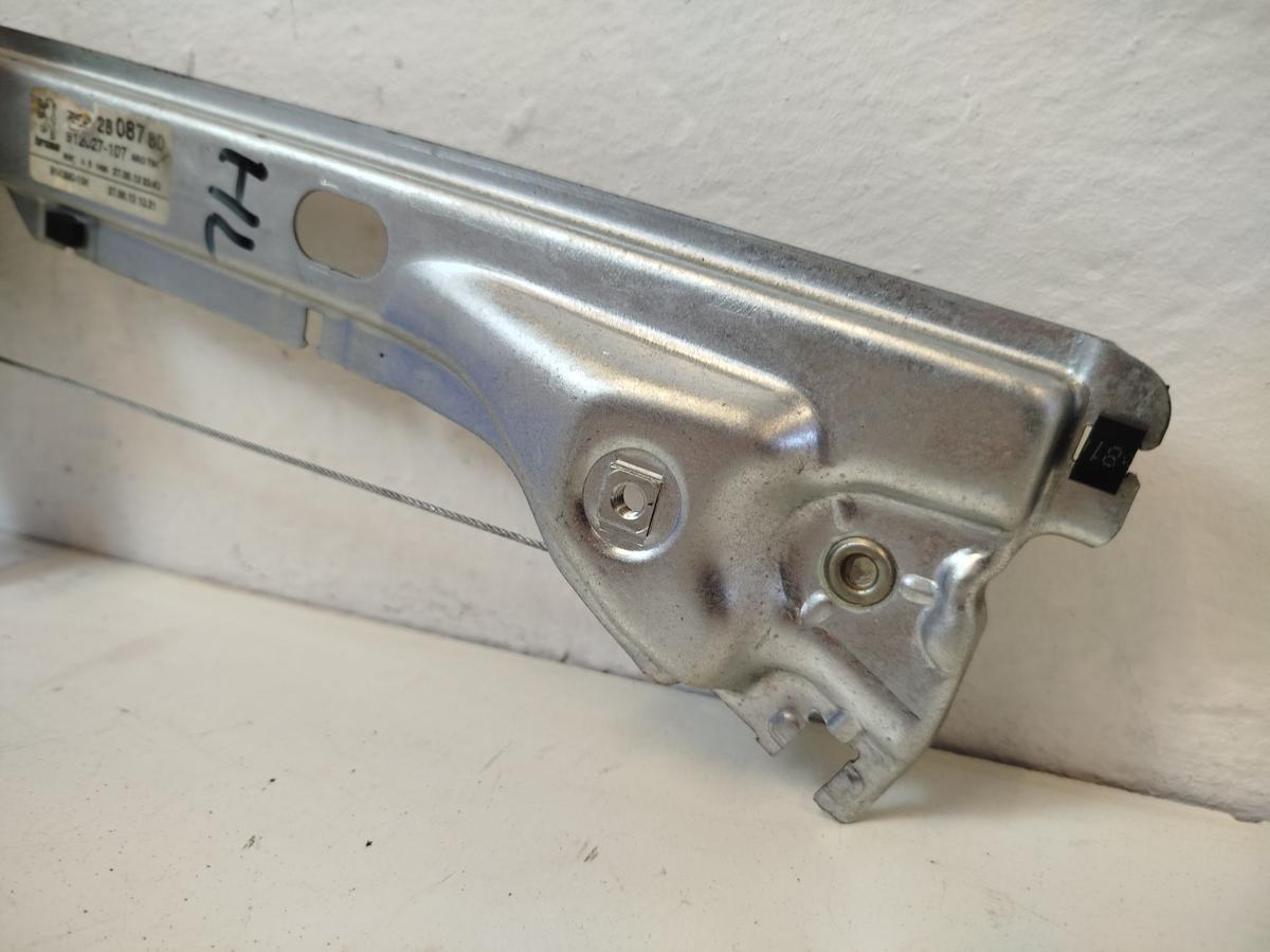 Peugeot 3008 I Typ 0U Fensterheber hinten links elektr Motor und Hebermechanik