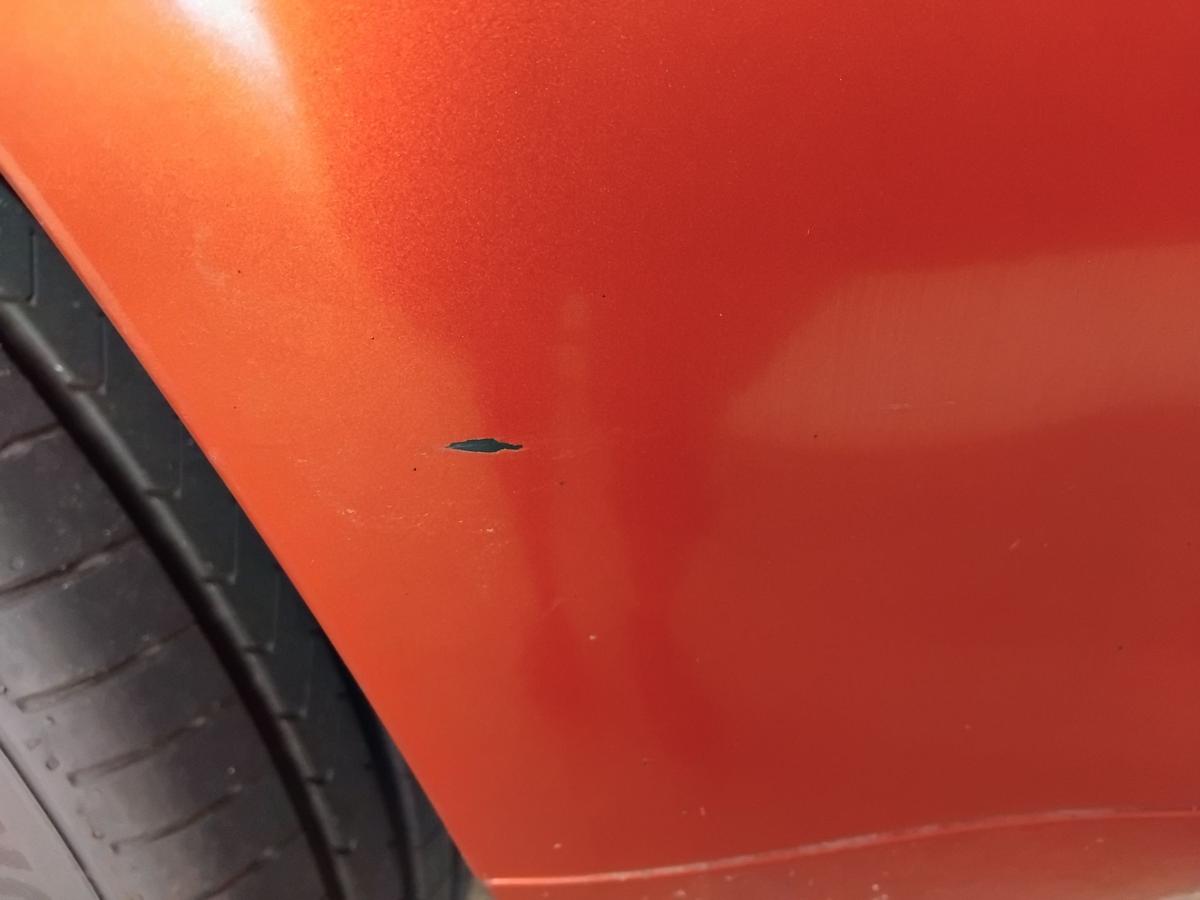 Audi A3 8P Sportback orig Stossf&auml;nger Sto&szlig;stange hinten BJ2007 granatrot LZ3F