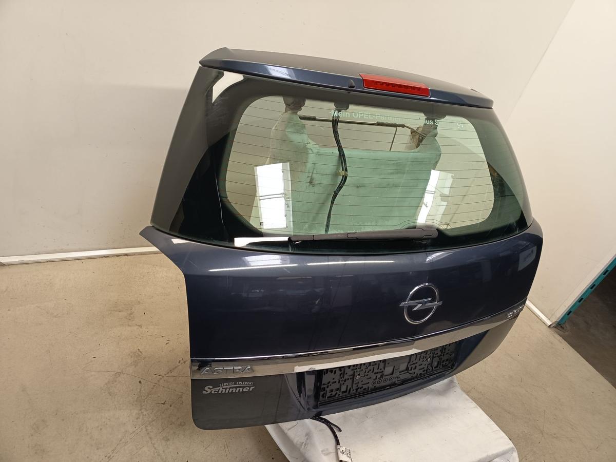 Opel Astra H orig Heckklappe mit Scheibe Kombi 4XU Metroblau Bj 2006