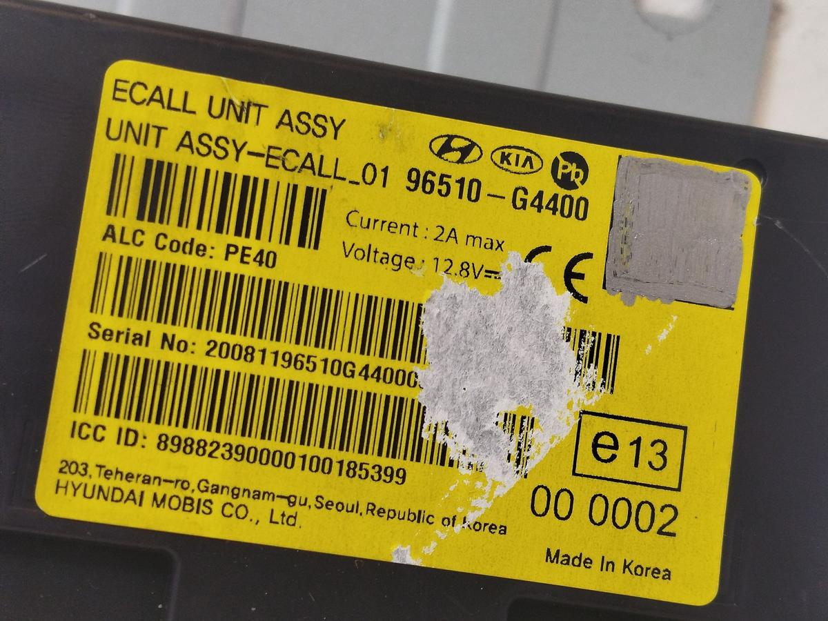 Hyundai i30 PD Mild Hybrid Steuerger&auml;t Ecall Elektronikmodul Steuerteil OEM