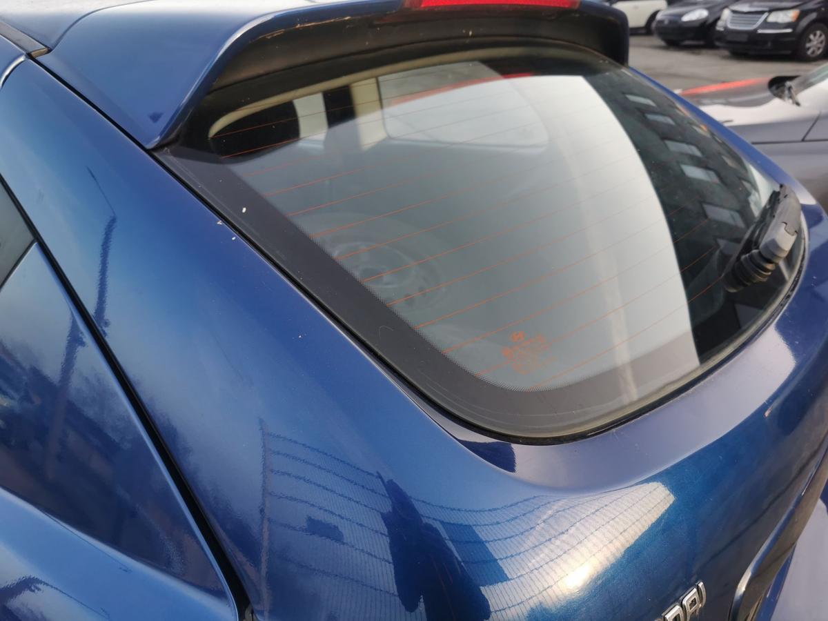 Hyundai Accent MC Heckklappe Klappe Deckel hinten Rohbau 3 T&uuml;rer 3E Blue Onyx