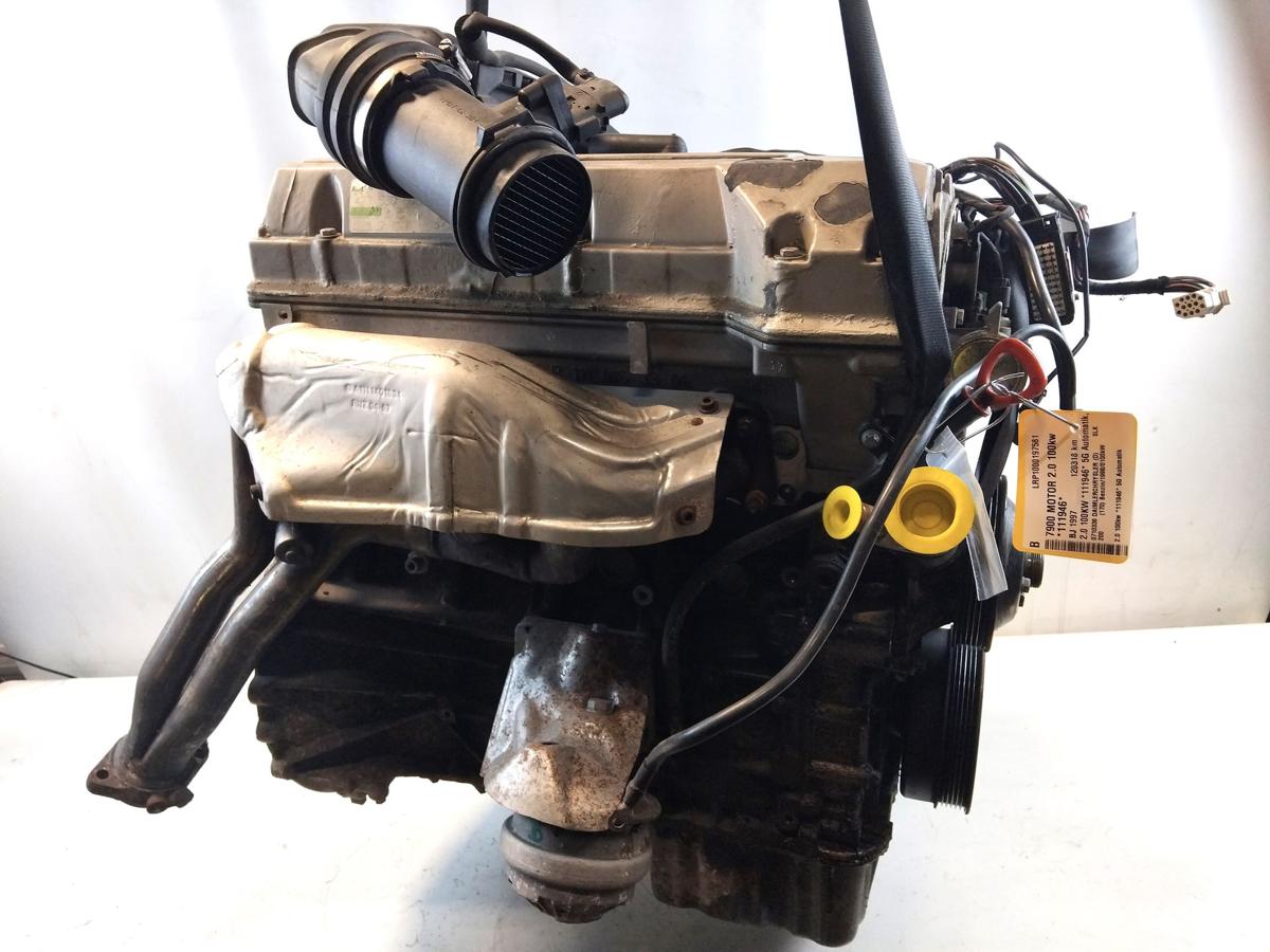 Mercedes Benz SLK R170 Motor Engine 111946 2.0 100kw 120813km BJ1997