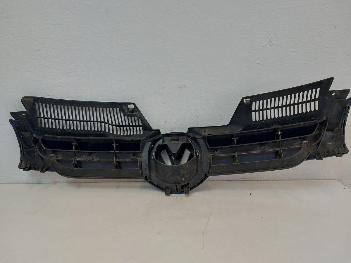 VW Golf 5 V 1K Grill K&uuml;hlergrill Frontgrill mit Logo LC5J Laserblaumet
