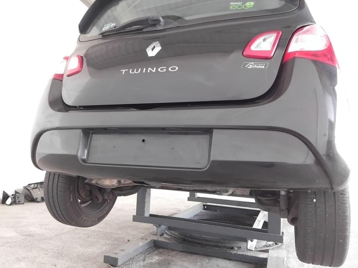 Renault Twingo 2 Facelift PH.II orig Sto&szlig;f&auml;nger Sto&szlig;stange hinten BJ2014 NV676 schwarz