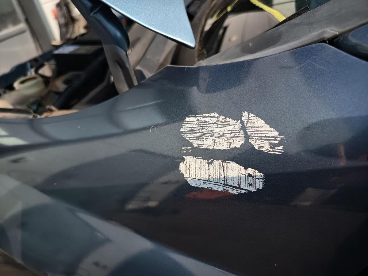 Opel Astra G original Kotfl&uuml;gel links Seitenteil Z293 Premiumblau Bj 1999