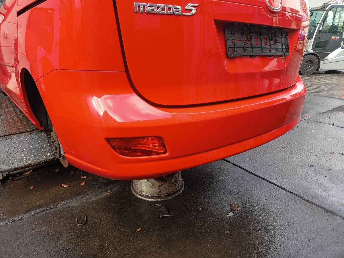 Mazda 5 CR orig Stoßstange hinten Stoßfänger rot ab Bj 2008