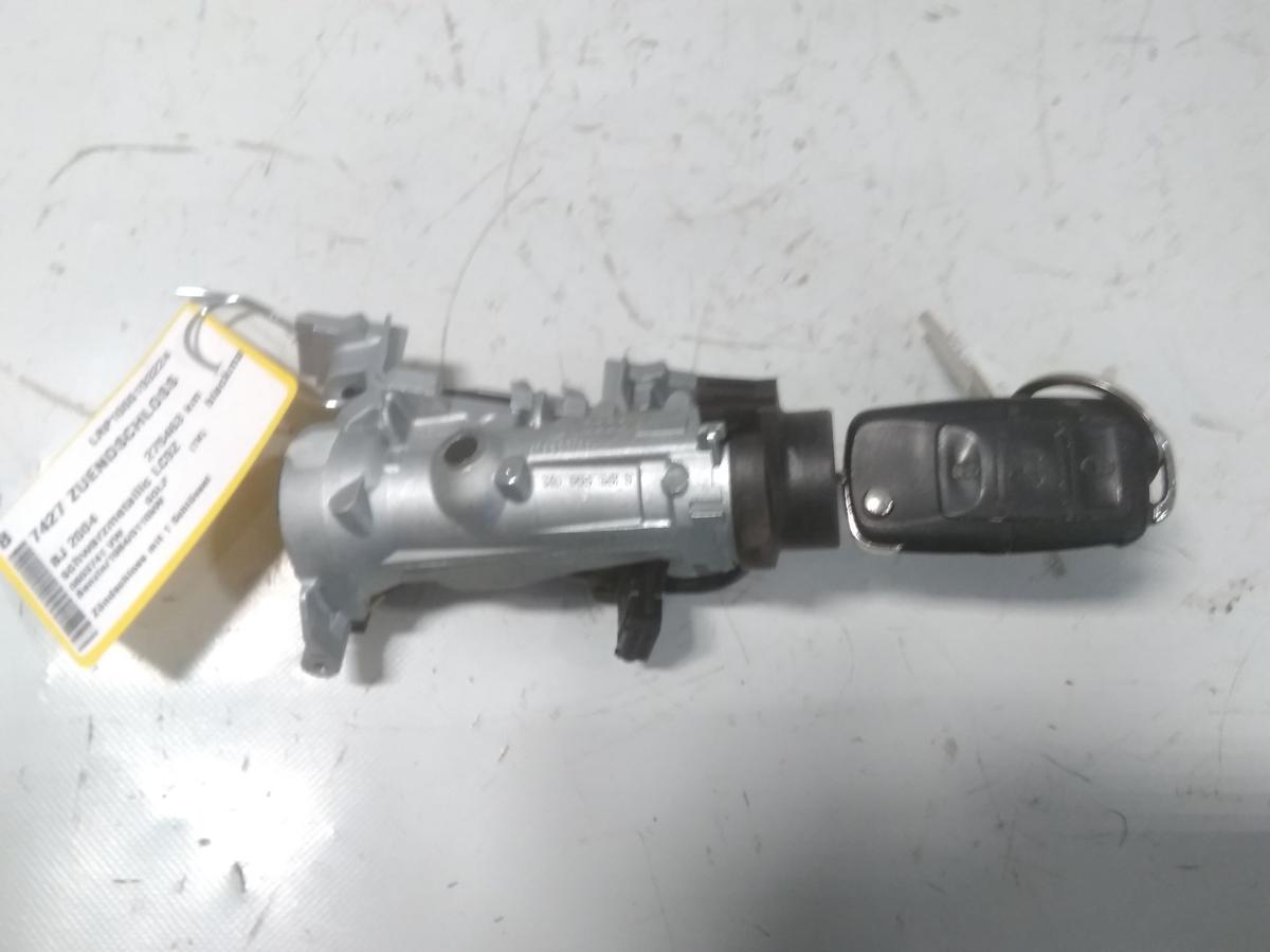 VW Golf 5 1K original Zündschloß mit Lesespule und 1 Schlüssel BJ2004