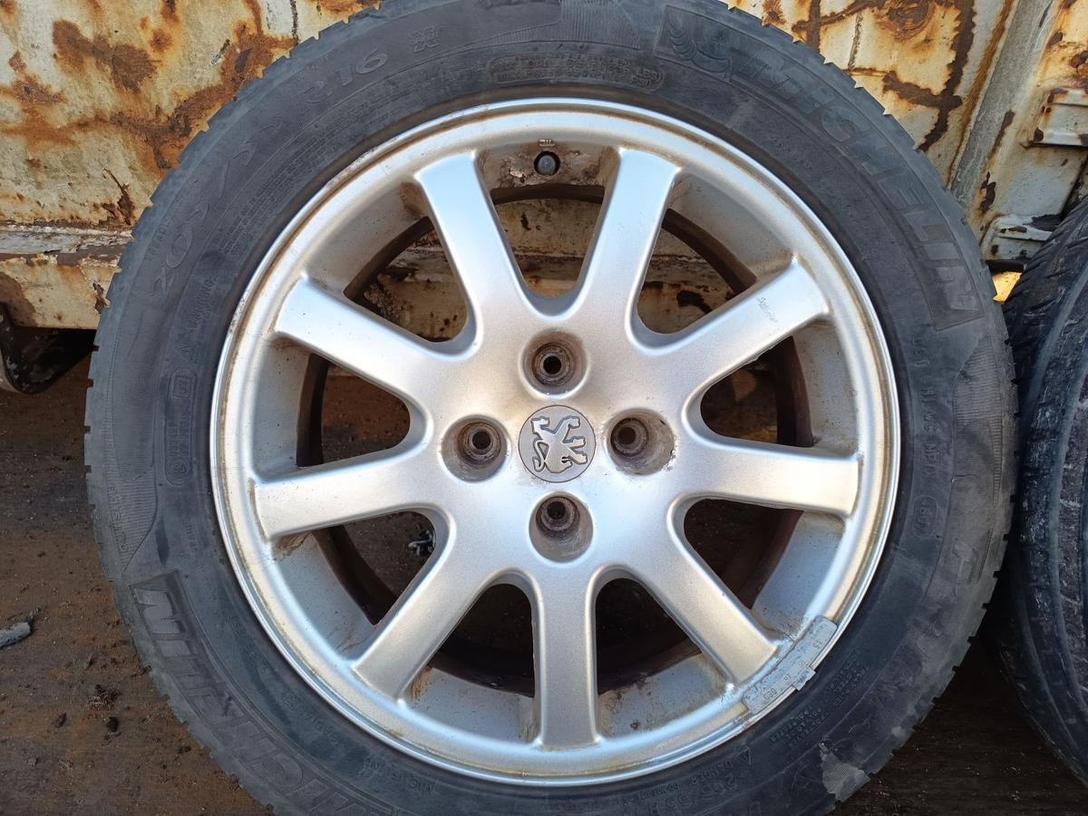 Peugeot 406 original Satz Alufelgen 6,5x16 9640384180 OHNE Reifen Bj 2003